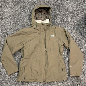 The North Face Tan Hooded Jacket